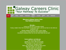 Tablet Screenshot of galwaycareersclinic.com